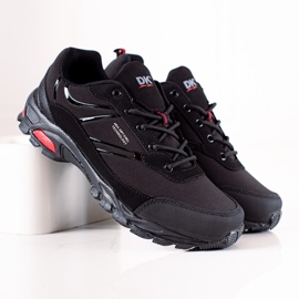 DK Zapatos de trekking para hombres negro 2