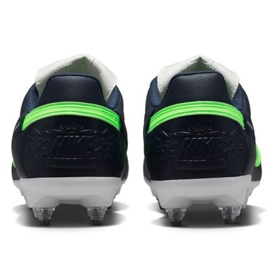 Nike Premier Iii SG-Pro Ac M AT5890 431 zapatos de fútbol azul marino verde 3
