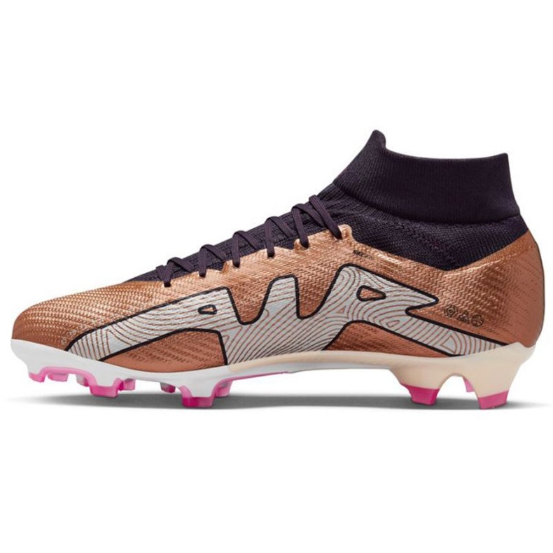 Nike Zoom Mercurial Superfly 9 Pro Qatar Fg M DR5939 810 zapatos de fútbol marrón dorado 1