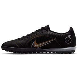Nike Mercurial Vapor 14 Academy Tf M DJ2879 007 zapatos de fútbol negro negro 1