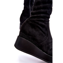 BM Botas Altas Mujer Cuña Muslo Negras Elori negro 3 BM Botas Altas Mujer Cuña Muslo Negras Elori negro 3