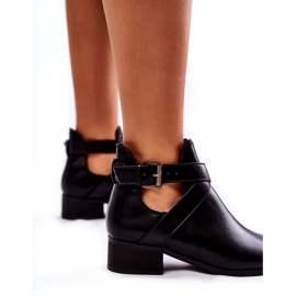 PG1 Botines Mujer Con Aberturas Negro Mandy 3 PG1 Botines Mujer Con Aberturas Negro Mandy 3