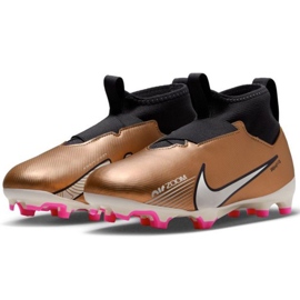 Botas de fútbol Nike Zoom Mercurial Superfly 9 Academy Catar FG/MG Jr DR6044 810 marrón beiges y marrones 3