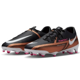 Botas de fútbol Nike Phantom GT2 Academy Catar Dynamic Fit FG/MG M DR5961 810 marrón, negro beiges y marrones 3