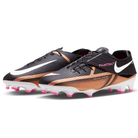 Botas de fútbol Nike Phantom GT2 Academy Catar FlyEase Fit FG/MG M DR5962 810 marrón, negro beiges y marrones 3