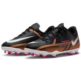 Botas de fútbol Nike Phantom GT2 Club Qatar FG/MG Jr DR6058 810 marrón, negro negro 3