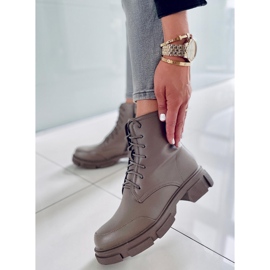 BM Botines con cordones Coley Olive verde 5