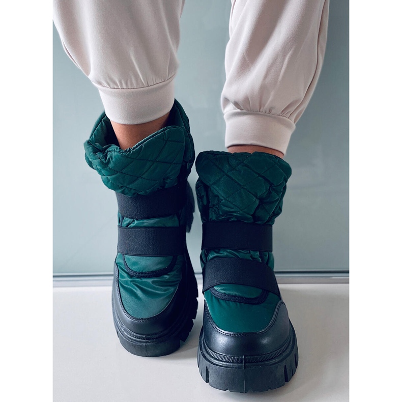 BM Botas de nieve para mujer Uffie Verde 1