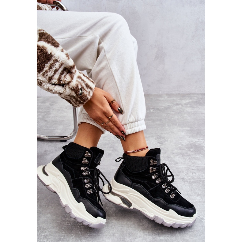 Zapatillas Deportivas Altas Mujer GOE KK2N4098 Negro 2