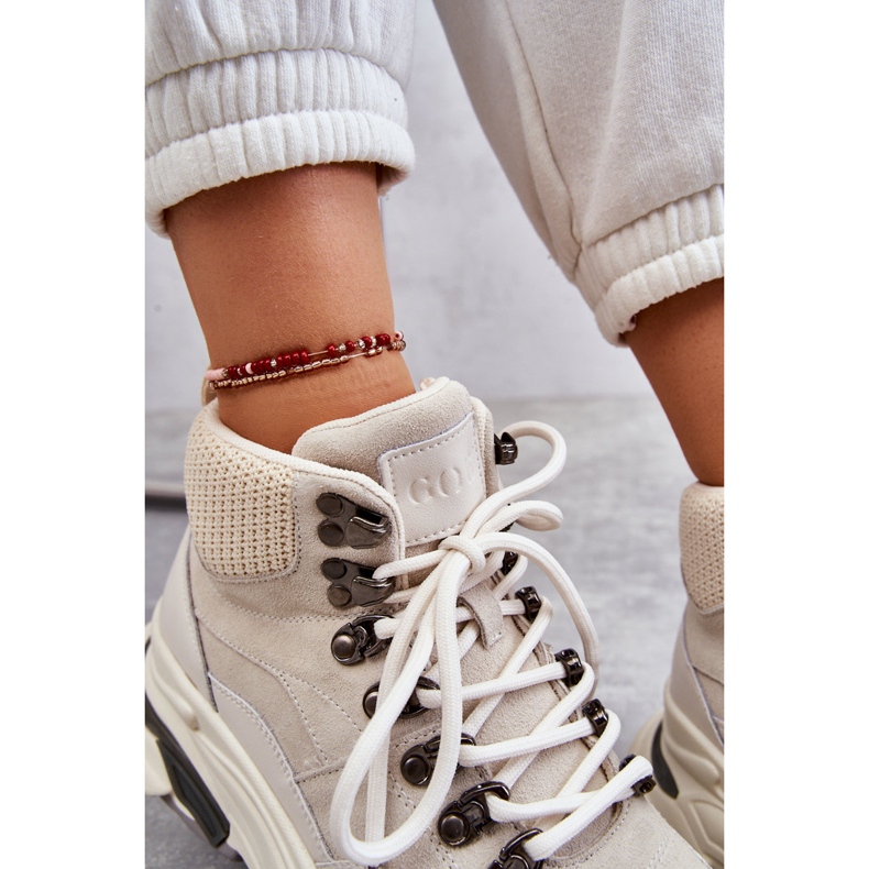 Zapatillas Deportivas Altas Mujer GOE KK2N4097 Beige claro 2