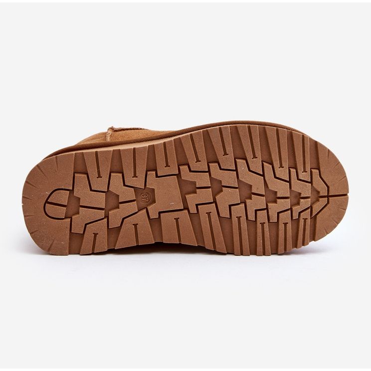 Botas Bajas Para La Nieve De Gamuza De Moda Camel Nucca marrón 2 Botas Bajas Para La Nieve De Gamuza De Moda Camel Nucca marrón 2