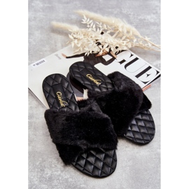 Zapatos De Tacón Plano De Mujer Con Pelo Negro Lussie 7