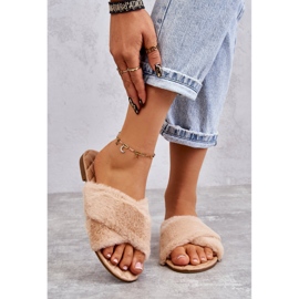 PA1 Zapatos De Tacón Plano De Mujer Con Piel Lussie Nude beige 1