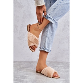 PA1 Zapatos De Tacón Plano De Mujer Con Piel Lussie Nude beige 4