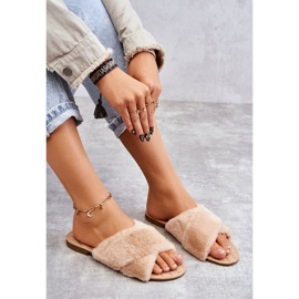 PA1 Zapatos De Tacón Plano De Mujer Con Piel Lussie Nude beige 6