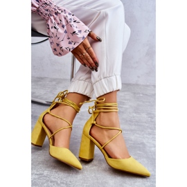 PA1 Salón Clásico Cordones Ante Amarillo Lucira 7