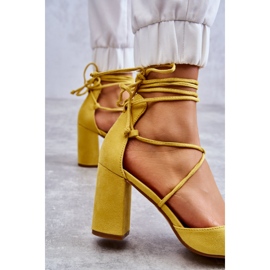 PA1 Salón Clásico Cordones Ante Amarillo Lucira 5