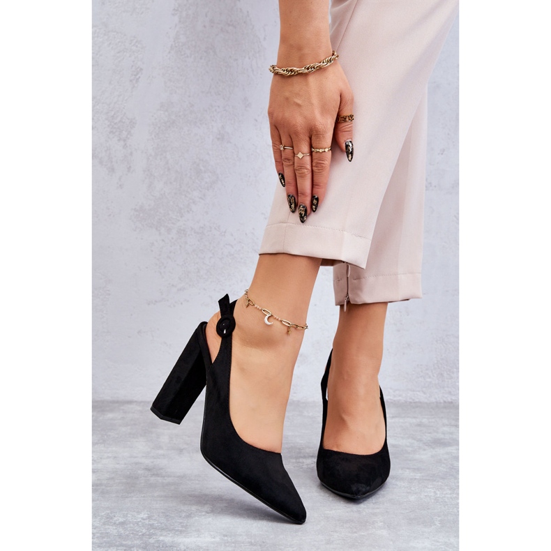 PA1 Zapatos De Tacón Negro Alanza 1