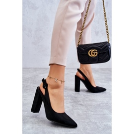 PA1 Zapatos De Tacón Negro Alanza 3