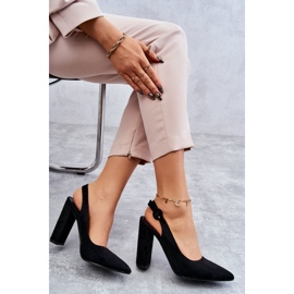 PA1 Zapatos De Tacón Negro Alanza 6