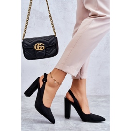 PA1 Zapatos De Tacón Negro Alanza 2
