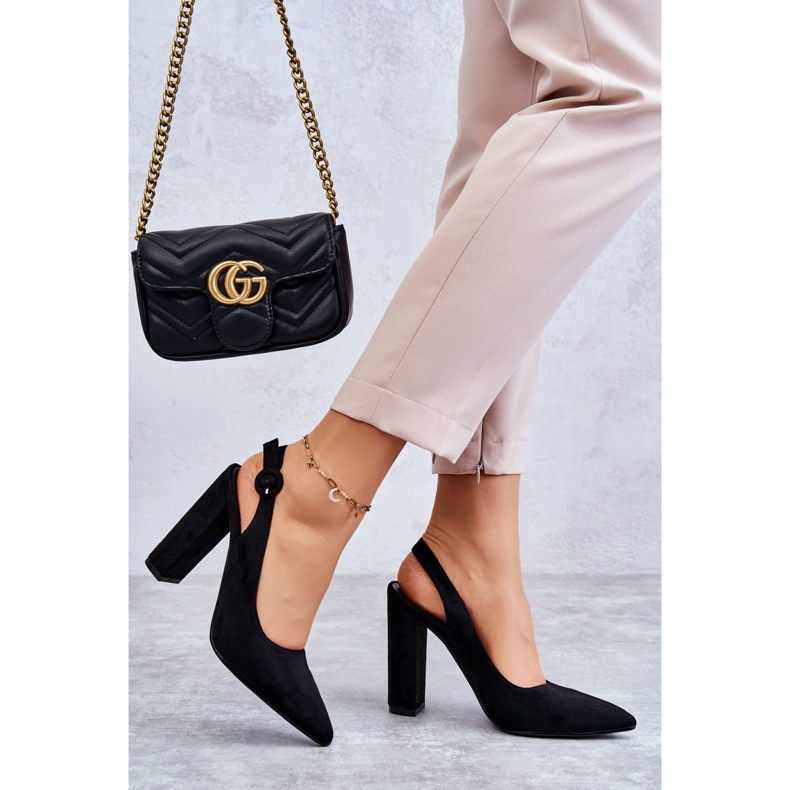 PA1 Zapatos De Tacón Negro Alanza 2