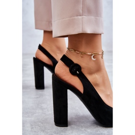PA1 Zapatos De Tacón Negro Alanza 4