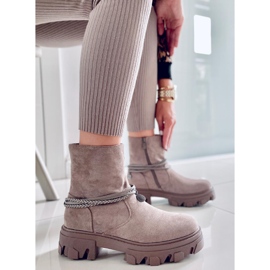 PA1 Botas planas Connie Taupe beige 5
