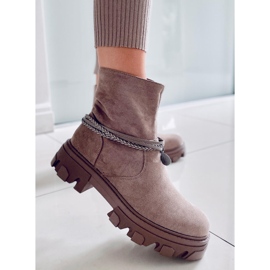 PA1 Botas planas Connie Taupe beige 2