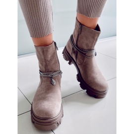 PA1 Botas planas Connie Taupe beige 3