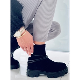 Botas planas Connie Negro 2