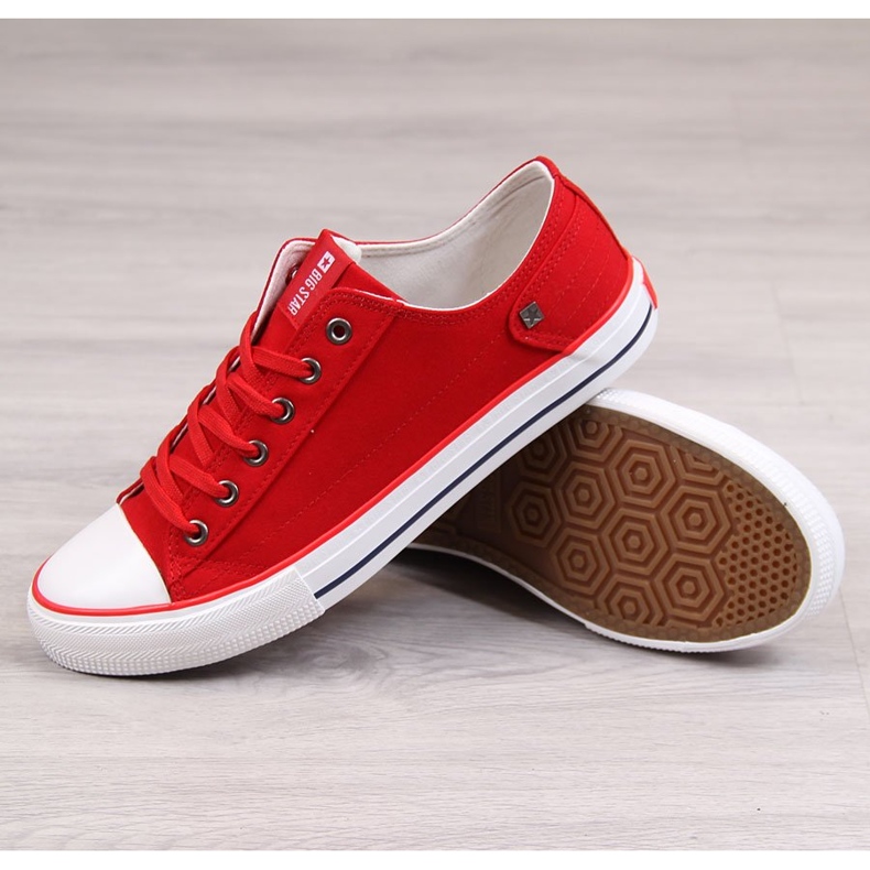 Deportivas bajas de hombre rojas Big Star DD174274 rojo 1