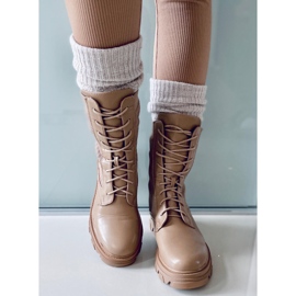 BM Trabajadores con parte superior elástica Calling Khaki beige marrón 1