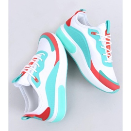 Zapatillas deportivas de mujer blancas YK106 BLANCO / AZUL 1 Zapatillas deportivas de mujer blancas YK106 BLANCO / AZUL 1