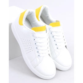 Deportivas blancas y amarillas de mujer LV101P Yellow blanco 6