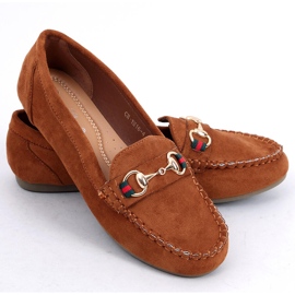 Mocasines de mujer camel CH-1M16 Camel marrón 5