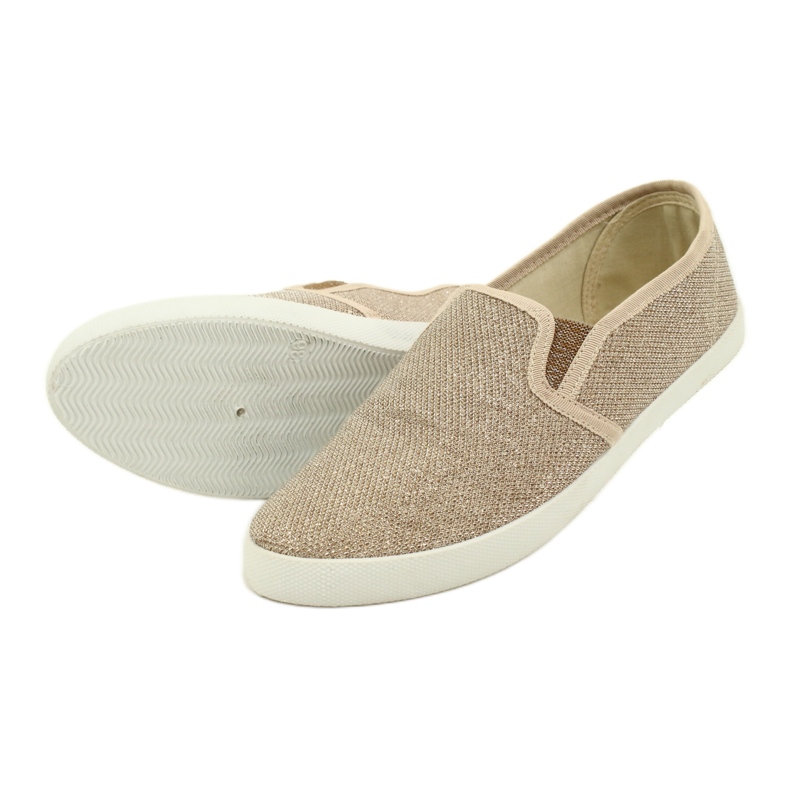 Sabatina zapatillas slip-on doradas DMC-15 dorado 3