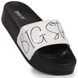 Zapatillas casa mujer lacadas en plataforma blanco Big Star JJ274A275 1
