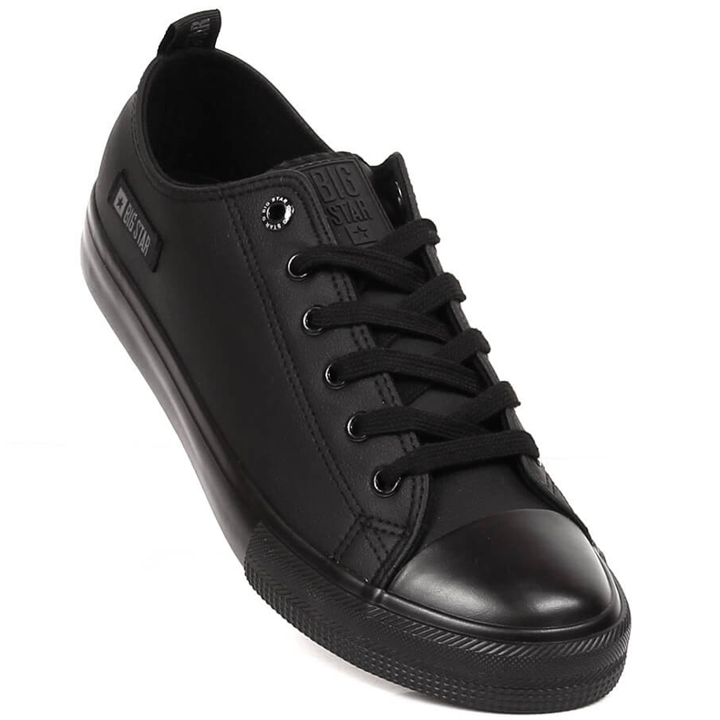 Deportivas negras de ecopiel para hombre Big Star KK174009 negro 1