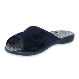Zapatos de mujer befado pu 254D122 azul marino 1