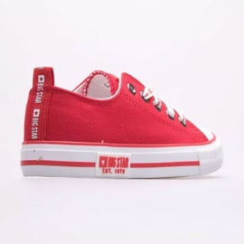 Zapatos, zapatillas Big Star Jr. KK374047 rojo 4