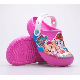 Chanclas Crocs Fun Lab Paw Patrol Clog Jr 206276-6QQ rosado multicolor 7