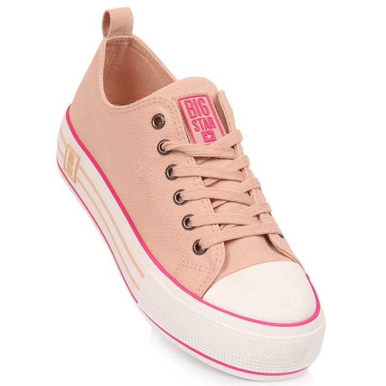 Zapatos, Zapatillas Big Star W LL274181 INT1823B rosa 1