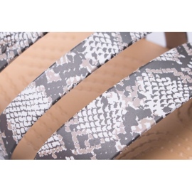 Crocs Tulum Sandalias planas abiertas W 206109-15W beige marrón 2