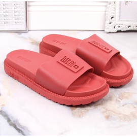 Chanclas mujer plataforma rojo Big Star LL274430 3
