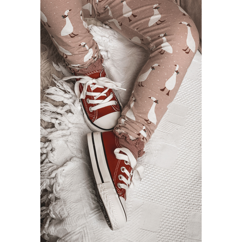 Zapatos deportivos Filemon Classic rojos para niños 1