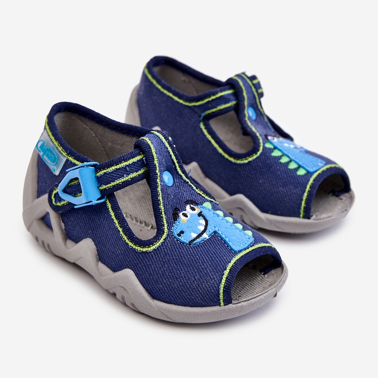 BEFADO S.A. Sandalias Infantiles Zapatillas Befado Dinosaurio 217P116 Azul Marino 1