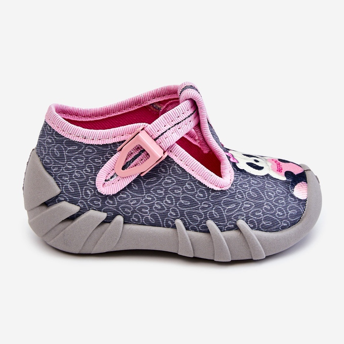 BEFADO S.A. Zapatos Pantuflas Befado Pandy 110P470 Gris-Rosa rosado 2