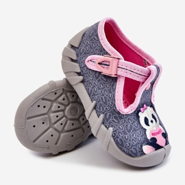 BEFADO S.A. Zapatos Pantuflas Befado Pandy 110P470 Gris-Rosa rosado 5