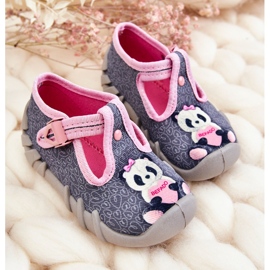 BEFADO S.A. Zapatos Pantuflas Befado Pandy 110P470 Gris-Rosa rosado 7